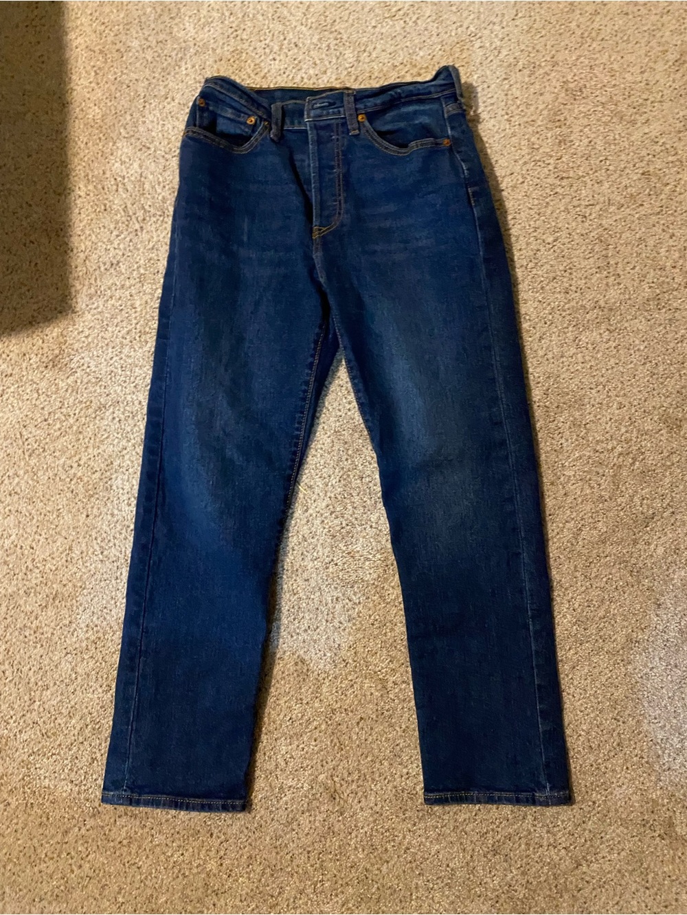 Levi's Women's Wedgie Straight Dark Blue Jeans